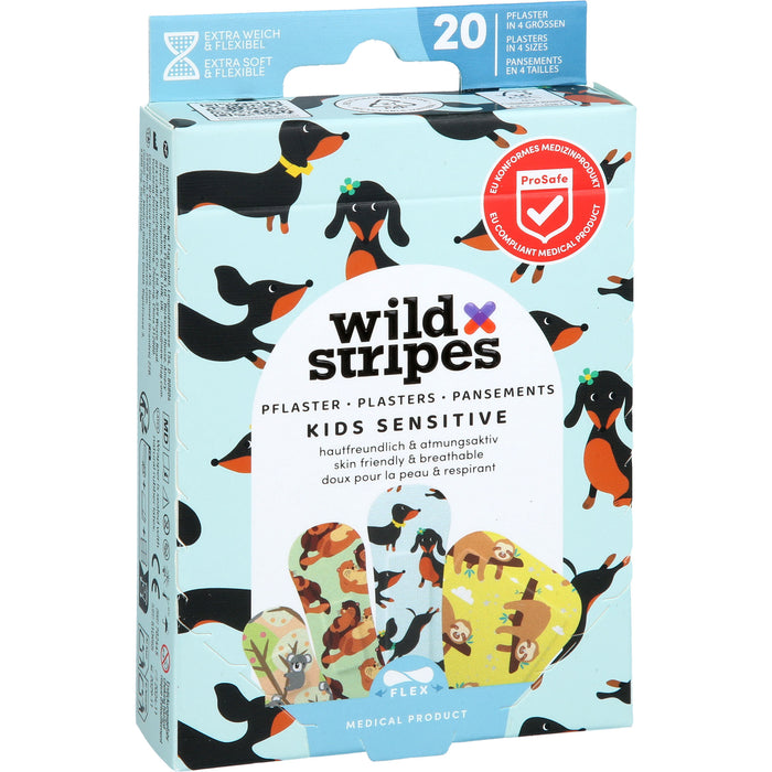 Wild Stripes Kids Sensitiv Animal Fun, 20 St. Pflaster