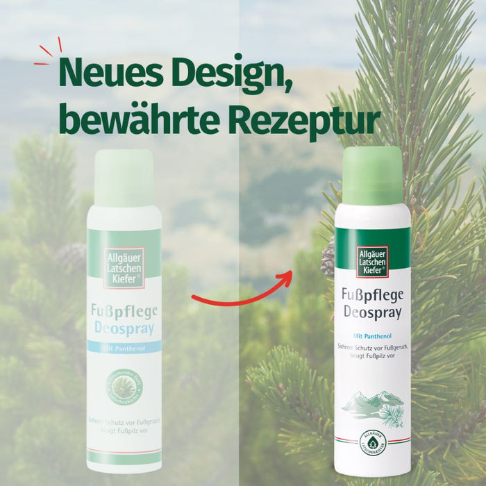 Allgäuer Latschenkiefer Fußpflege Deospray, 100 ml Lösung