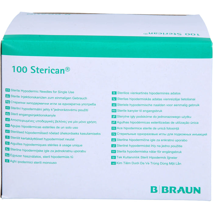 Sterican Einmalkanüle 27G 0,40 x 20 mm, 100 St. Kanülen