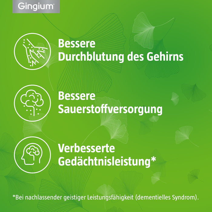 Gingium 120 mg Filmtabletten, 120 St. Tabletten