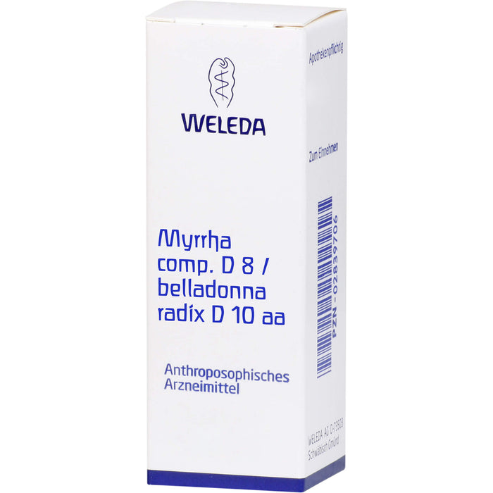 Myrrha comp. D8/Belladonna Radix D10 WELEDA Dil., 50 ml Lösung