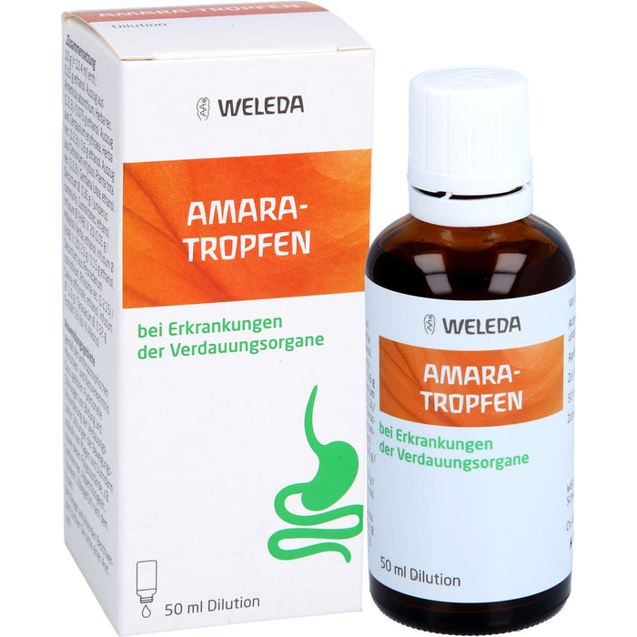 WELEDA Amara Tropfen bei Erkrankungen der Verdauungsorgane, 50 ml Lösung