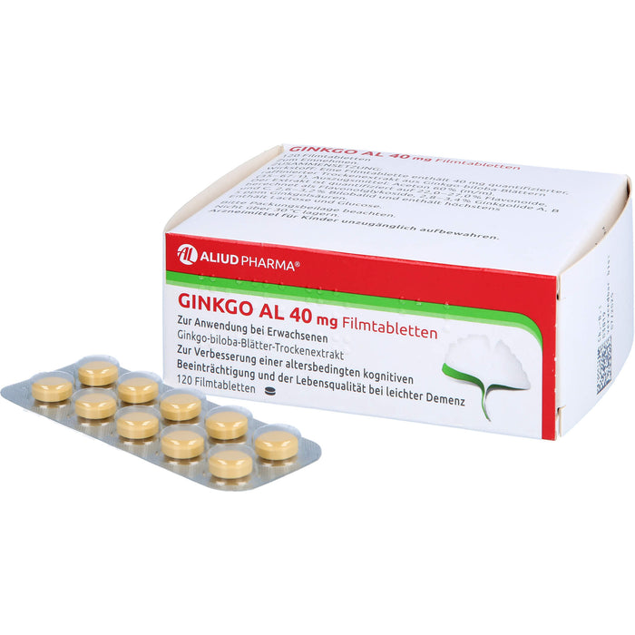 Ginkgo AL 40 mg Filmtabletten, 120 St FTA