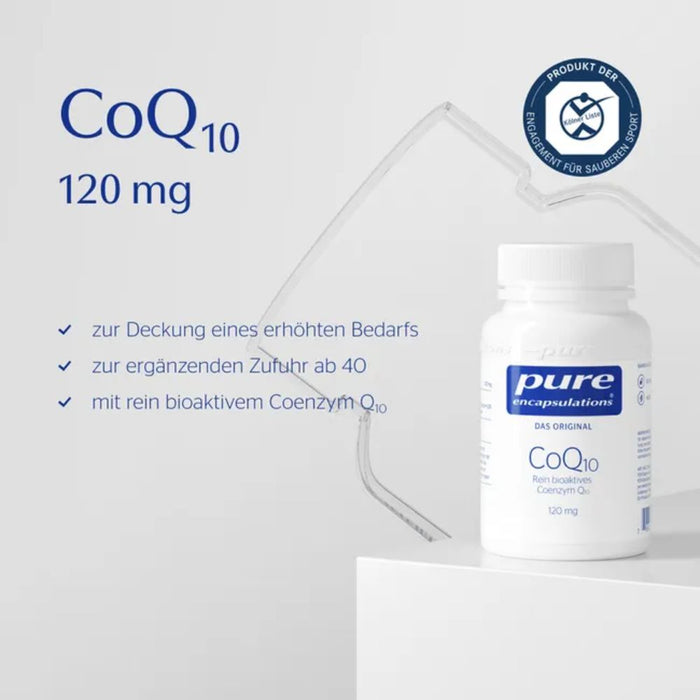 Pure Encapsulations CoQ10 120 mg Kapseln, 30 St. Kapseln