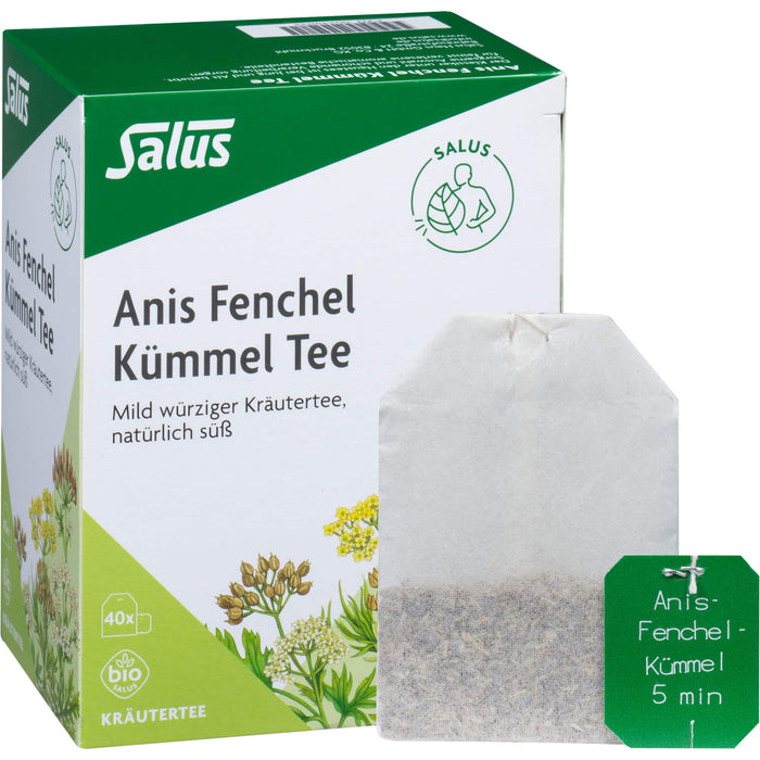 Anis-Fenchel-Kümmeltee AFeKü bio Salus, 40 St. Filterbeutel