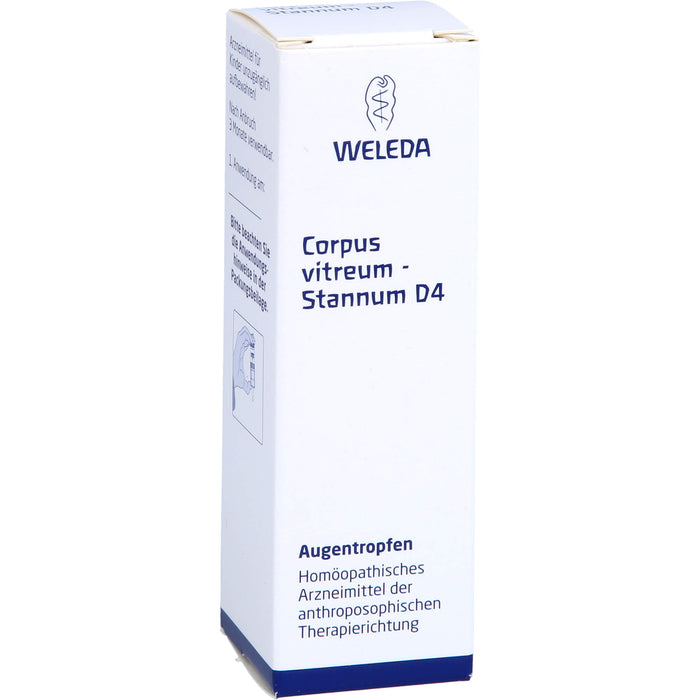 Corpus vitreum Stannum D4 Weleda Augentr., 10 ml ATR