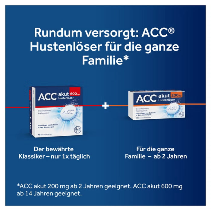 ACC akut 600 mg Hustenlöser Brausetabletten, 20 St. Tabletten