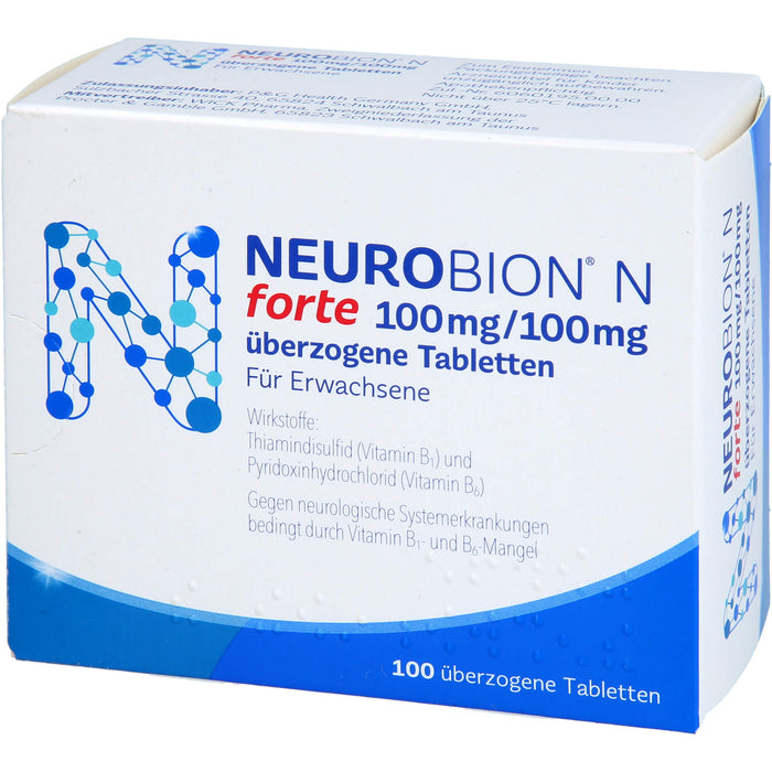 Neurobion N forte überzogene Tabletten, 100 St. Tabletten