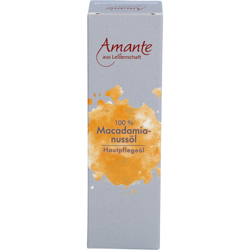 Macadamianussöl 100 % rein - Hautpflegeöl Amante, 100 ml OEL