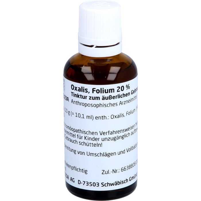 Oxalis Folium 20% äußerlich Weleda Tinktur, 50 ml TIN