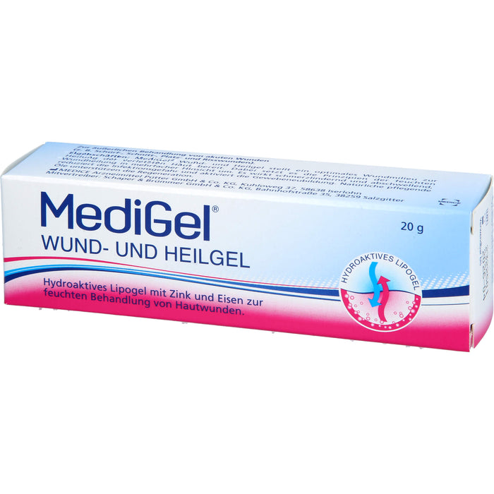 MediGel Wund- und Heilgel zur Behandlung akuter und chronischer Wunden, 20 g Gel