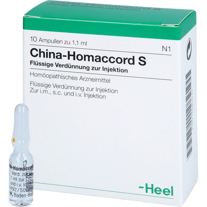 China-Homaccord  S Inj.-Lsg., 10 St. Ampullen
