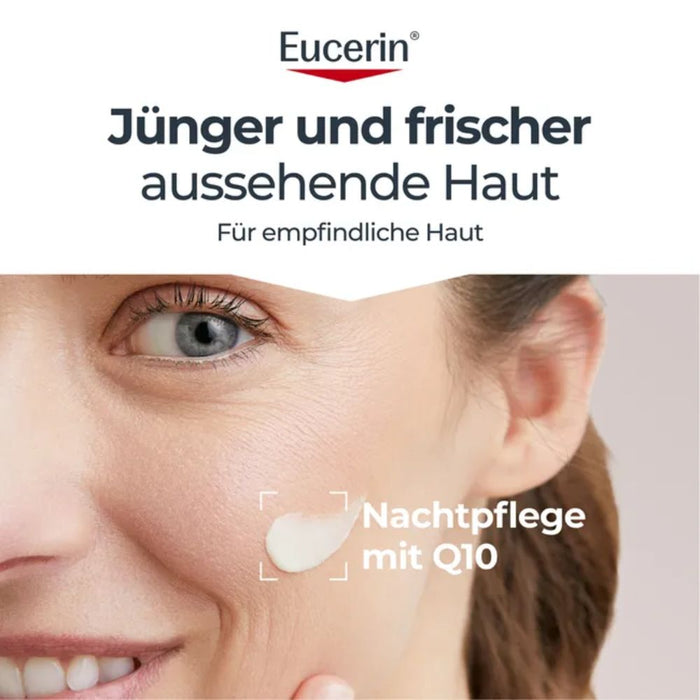 Eucerin Q10 Active Anti-Falten Nachtpflege Creme, 50 ml Creme
