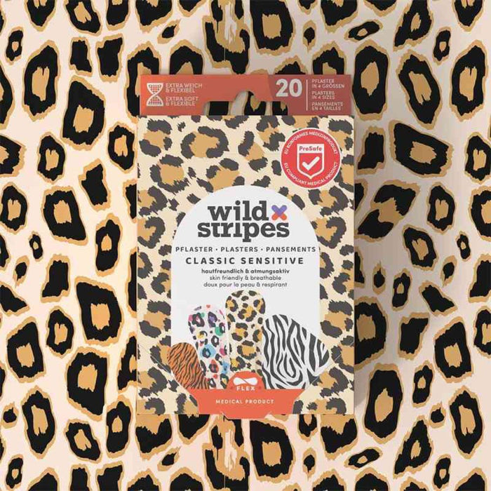 Wild Stripes Classic Sensitive Animal Pflaster, 20 St. Pflaster