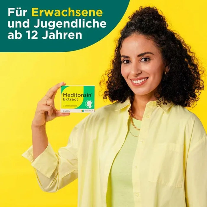 Meditonsin Extract Tabletten bei Erkältungskrankheiten, 20 St. Tabletten