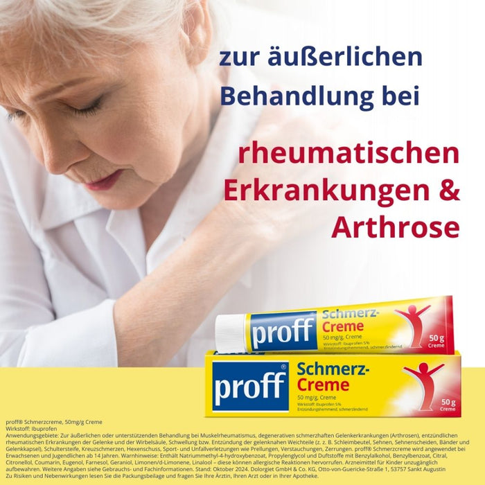 Proff Schmerzcreme, 50 g CRE