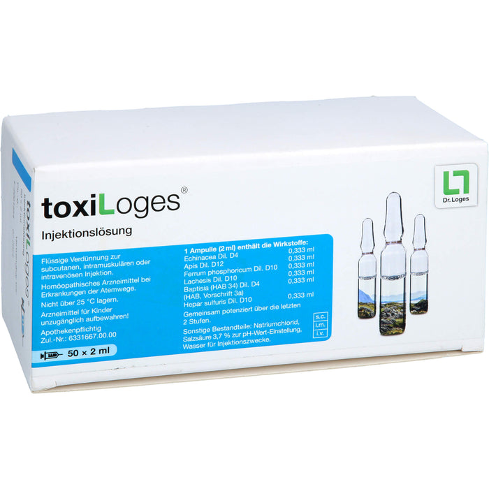 Toxi-Loges Injektionslösung, 50 St. Ampullen