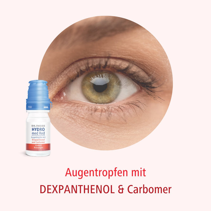 DR. THEISS Hydro med Red Augentropfen lindert Reizungen, 10 ml Lösung