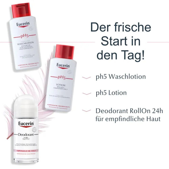 Eucerin Deodorant für empfindliche Haut 24 h Roll-on, 50 ml Lösung