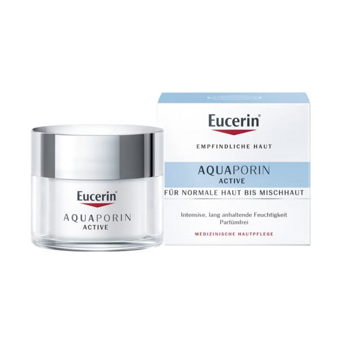 Eucerin AQUAporin ACTIVE normale Haut bis Mischhaut Creme, 50 ml Creme
