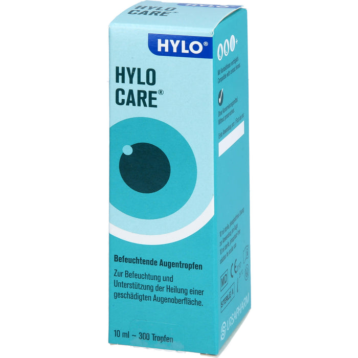 HYLO CARE Befeuchtende Augentropfen, 10 ml Lösung