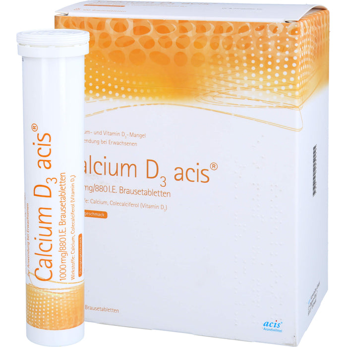 Calcium D3 acis 1000 mg/880 I.E., Brausetabletten, 100 St BTA