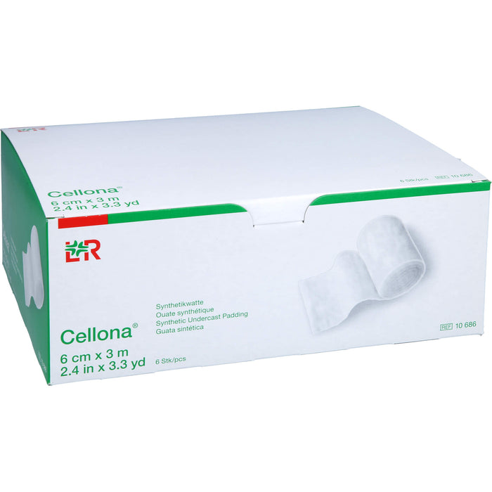 Cellona Synthetikwatte 6cm x 3m, 6 St WAT