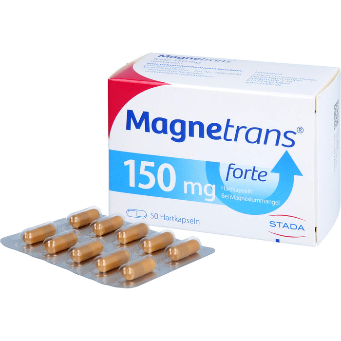 Magnetrans forte 150 mg Hartkapseln bei Magnesiummangel, 50 St. Kapseln