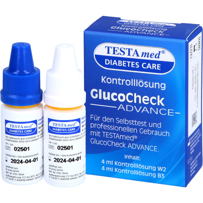Testamed GlucoCheck Advance Kontrolllösung, 4 ml LOE