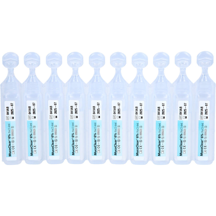 MucoClear 6 % NaCl Inhalationslösung, 60 St. Ampullen