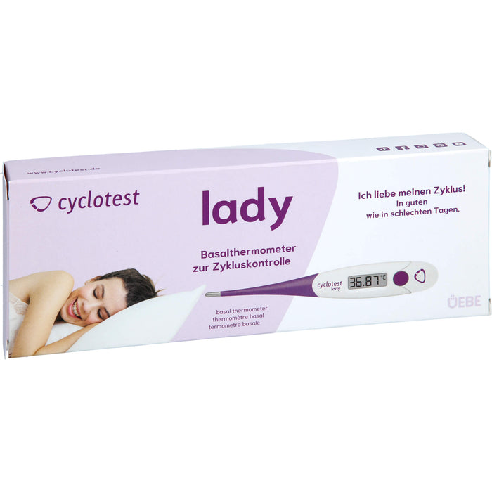 cyclotest lady Digitales Basalthermometer zur Zykluskontrolle, 1 St. Test