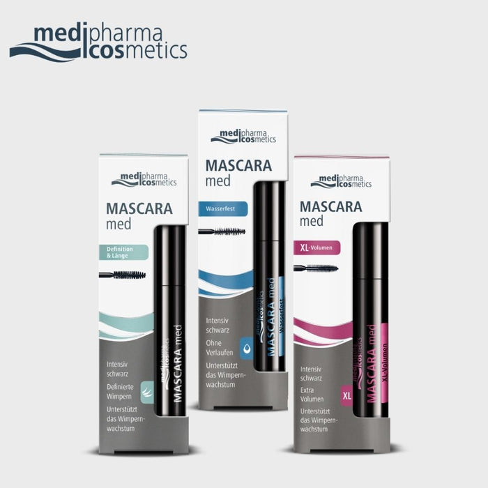 medipharma cosmetics Mascara med intensiv schwarz, 1 St. Stift