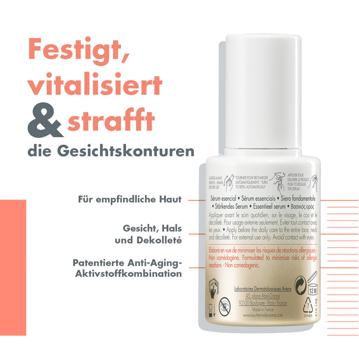 Avène DermAbsolu stärkendes Serum für Haut und Gesicht, 30 ml Lösung