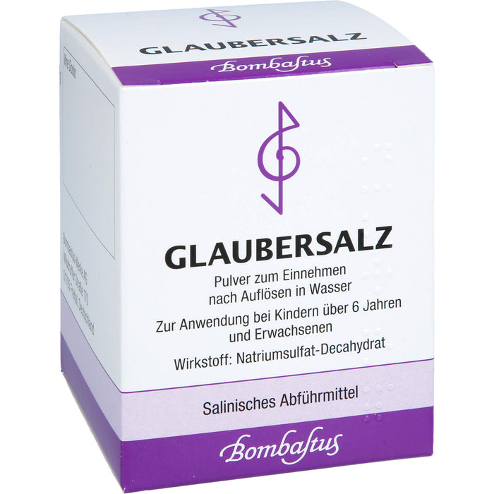 Bombastus Glaubersalz, 100 g Pulver