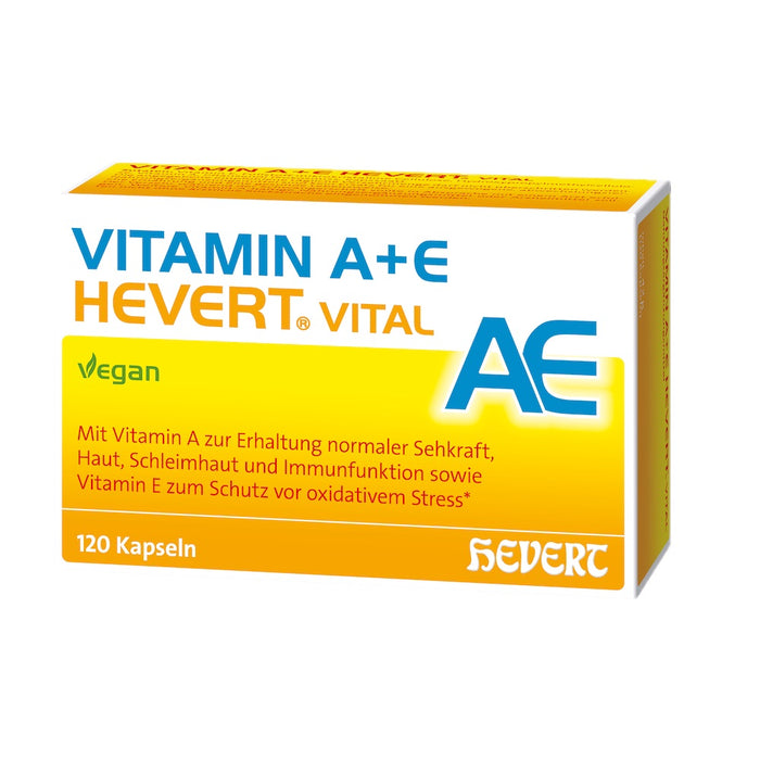 Hevert Vitamin A+E Vital Kapseln, 120 St. Kapseln