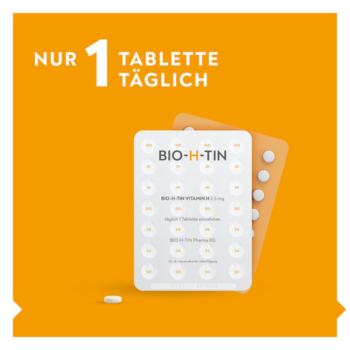 BIO-H-TIN Vitamin H 2,5 mg Tabletten, 84 pcs. Tablets