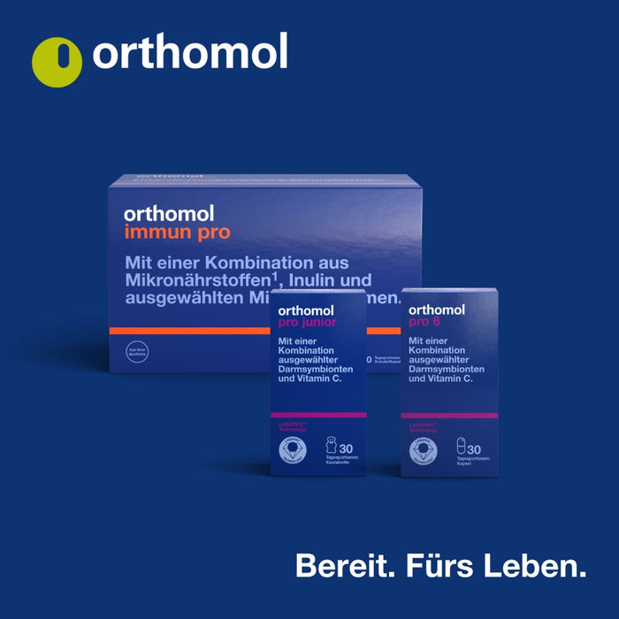 Orthomol Pro metabol - enthält eine Kombination ausgewählter Darmsymbionten und Zink - Kapseln, 30 St. Tagesportionen