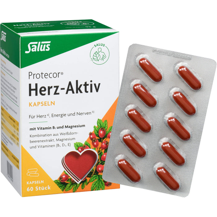 Salus Protecor Herz-Aktiv Kapseln, 60 St. Kapseln
