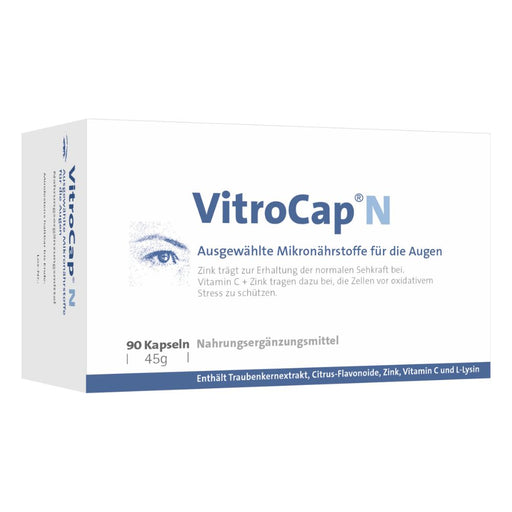 VitroCap N, bei Glaskörperdegeneration der Augen, 90 St. Kapseln