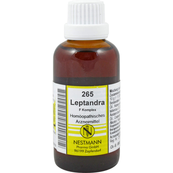 NESTMANN Leptandra F Komplex Nr. 265 Dilution, 50 ml Lösung
