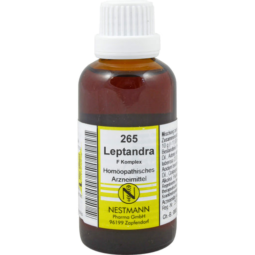 NESTMANN Leptandra F Komplex Nr. 265 Dilution, 50 ml Lösung