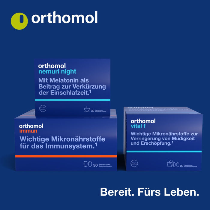 Orthomol Femin - Mikronährstoffe für Frauen in den Wechseljahren - mit Biotin, Selen, Zink, Nachtkerzenöl, Coenzym Q10, 30 St. Tagesportionen