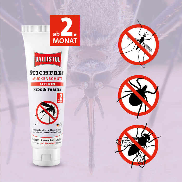 Ballistol STICHFREI Mückenschutz Kids Lotion, 125 ml Lotion