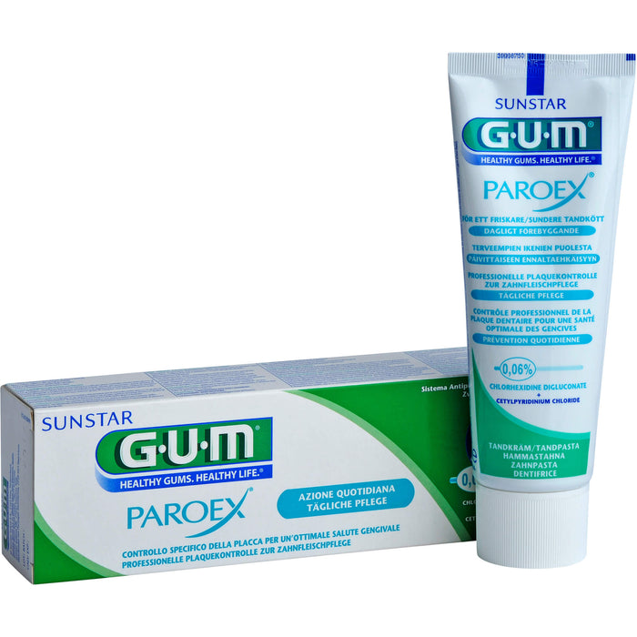 GUM Paroex 0,06% CHX Zahnpasta, 75 ml Zahncreme