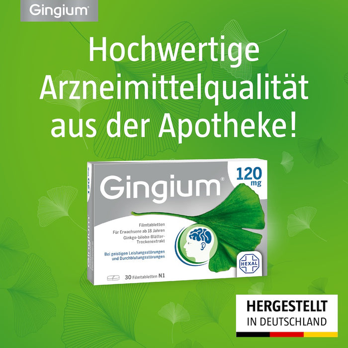 Gingium 120 mg Filmtabletten, 120 St. Tabletten