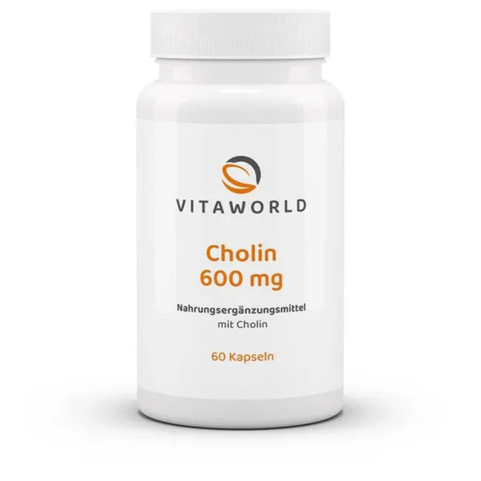 Vitaworld Cholin 600 mg Kapseln, 60 St. Kapseln