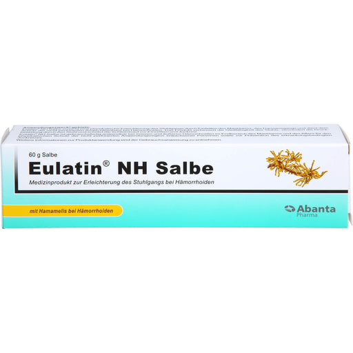 Eulatin NH Salbe zur Erleichterung des Stuhlgangs bei Hämorrhoiden, 60 g Salbe