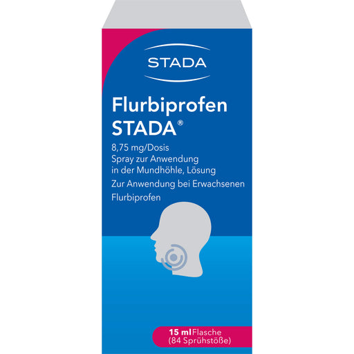 STADA Flurbiprofen 8,75 mg / Dosis Spray bei akuten Halsschmerzen, 15 ml Lösung