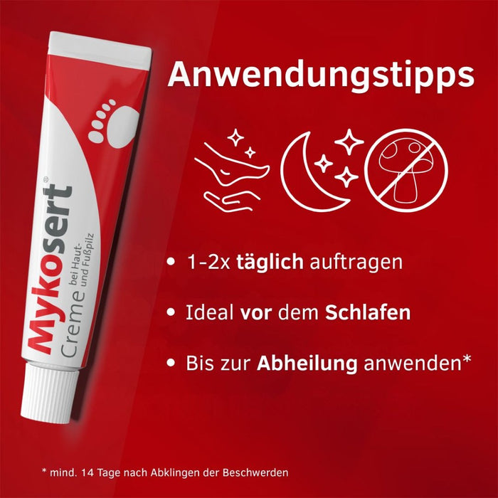 Mykosert Creme bei Haut- und Fußpilz, 50 g Creme