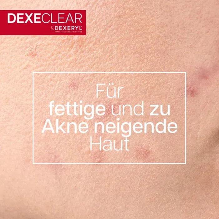 DEXECLEAR feuchtigkeitsspendende, beruhigende Reinigung für  unreine und zu Akne neigende Haut, 200 ml Gel